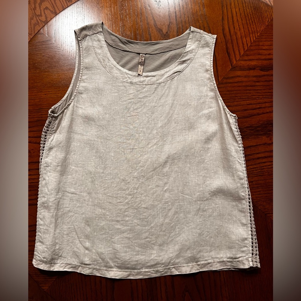 XCVI Tan Tank Top Medium